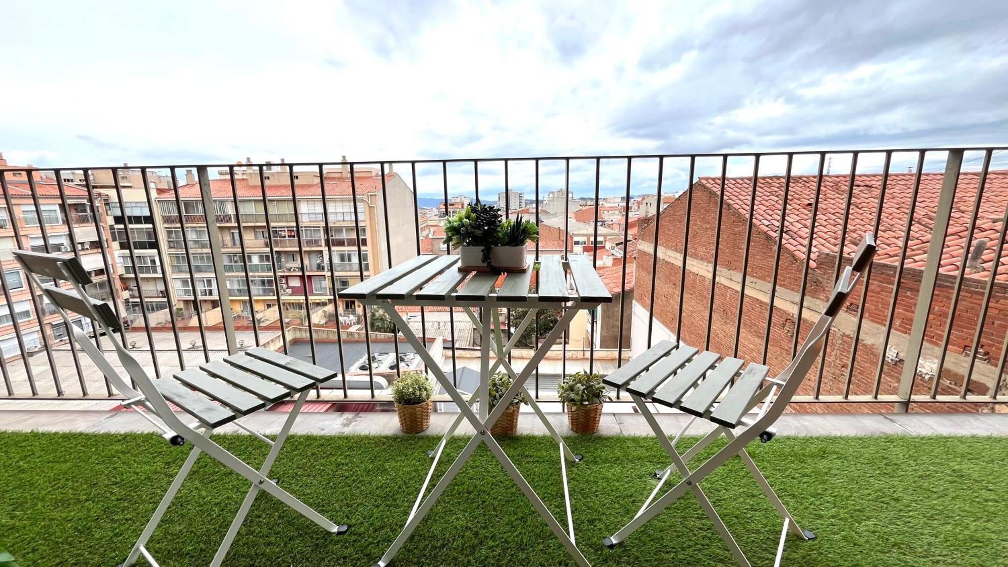 Apartamento Con Terraza By Prestigi Apartment Terrassa Luaran gambar